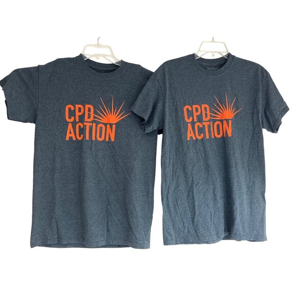 Gildan Medium Gray Cotton Blend Action T-Shirt Dry Blend 30c - Picture 1 of 7